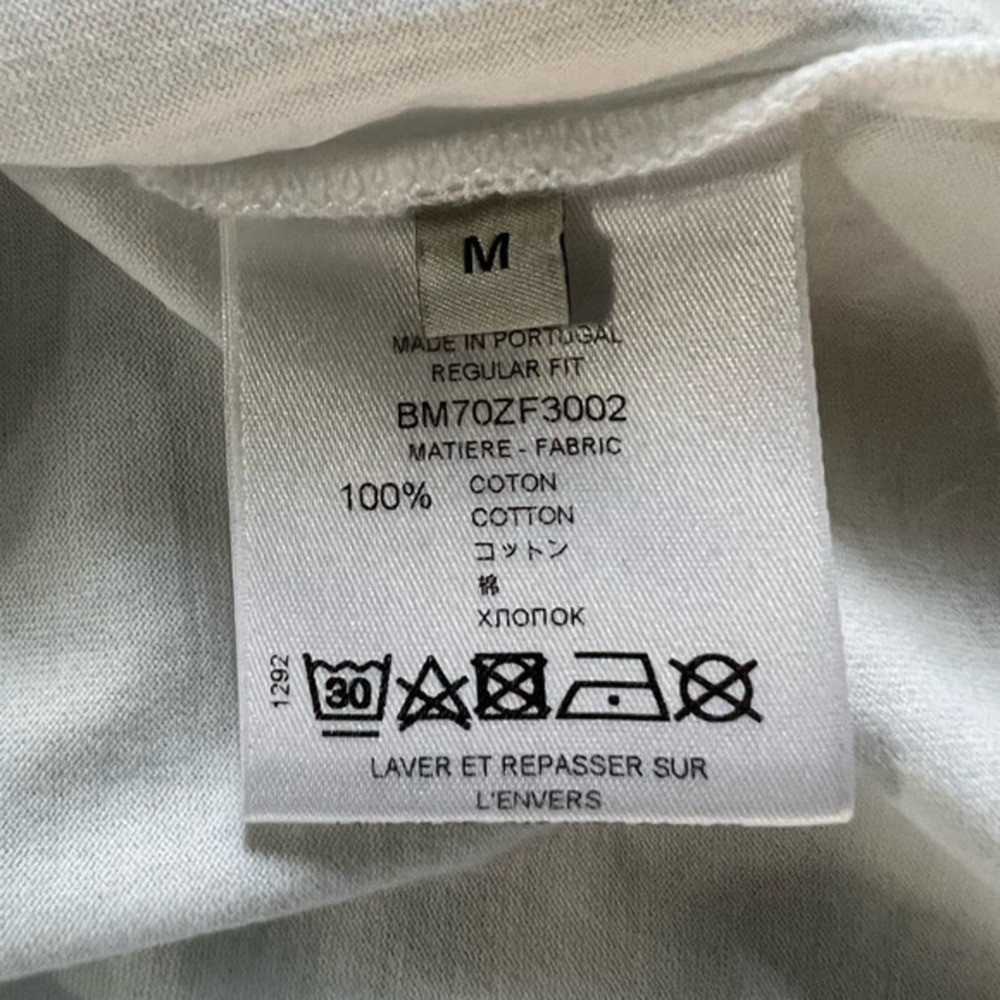 Givenchy Rare Logo Regular Fit White Short Sleeve Graphic Cotton Tee Size M NWOT - Picture 6 of 9